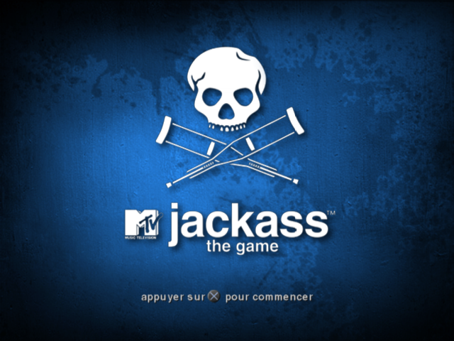 Jackass : The Game — Title screen