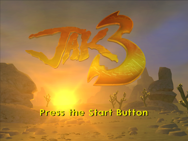Jak 3 — Title screen