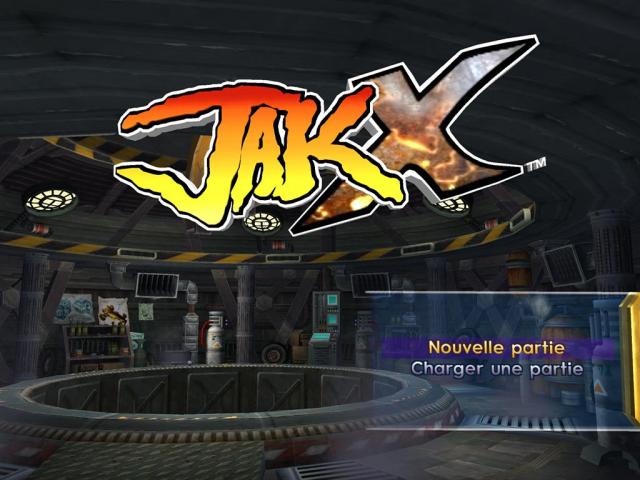 Jak X — Title screen