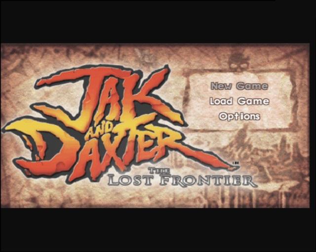 Jak and Daxter : The Lost Frontier — Title screen