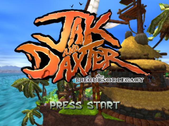 Jak and Daxter: The Precursor Legacy — Title screen