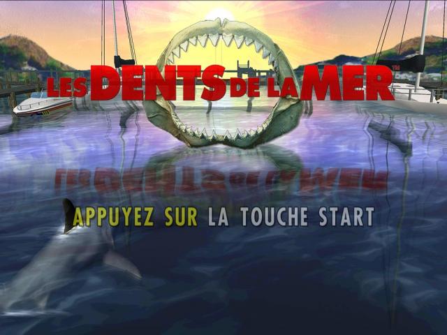Jaws Unleashed — Title screen