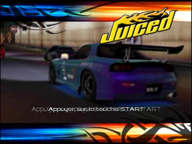 Juiced — Title screen