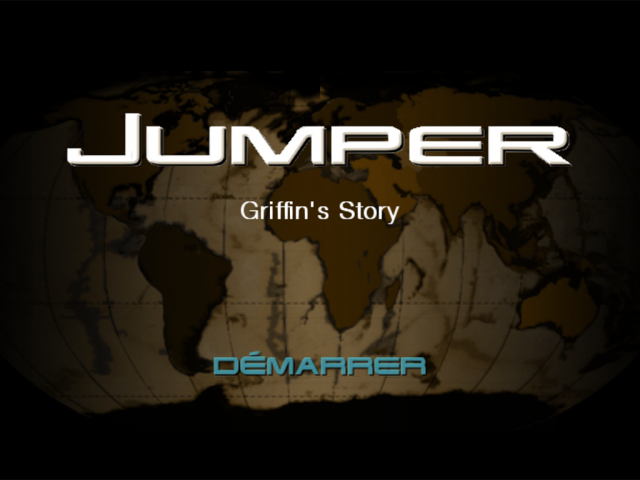Jumper : Griffin's Story — Title screen