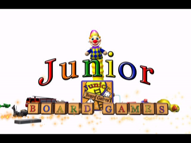 Junior Board Games — Title screen