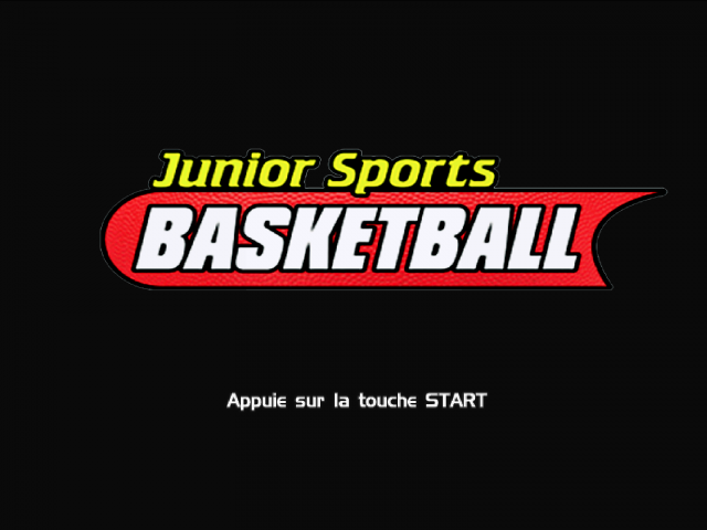 Junior Sports Basketball — Title screen
