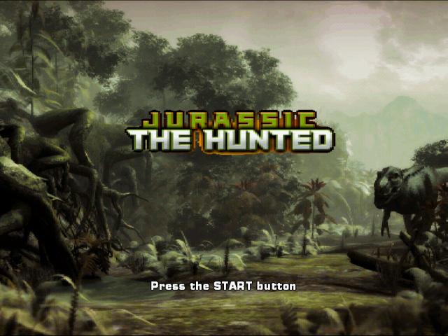 Jurassic : The Hunted — Title screen