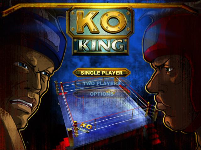 K.O. King — Title screen