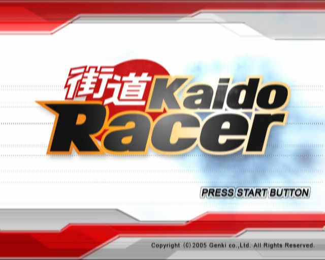 Kaido Racer — Title screen