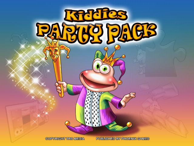 Kiddies Party Pack — Title screen