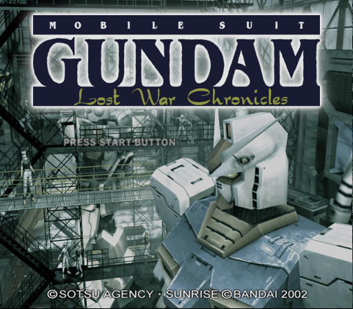 Kidou Senshi Gundam Senki : Lost War Chronicles — Title screen