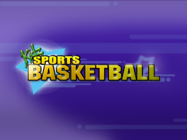 Kidz Sports Basketball — Title screen