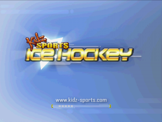 Kidz Sports Ice Hockey — Title screen