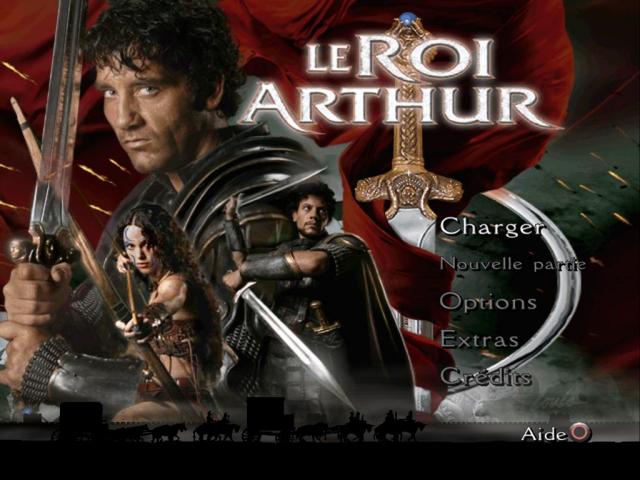 King Arthur — Title screen