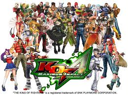 King of Fighters Maximum Impact Regulation A — Title screen