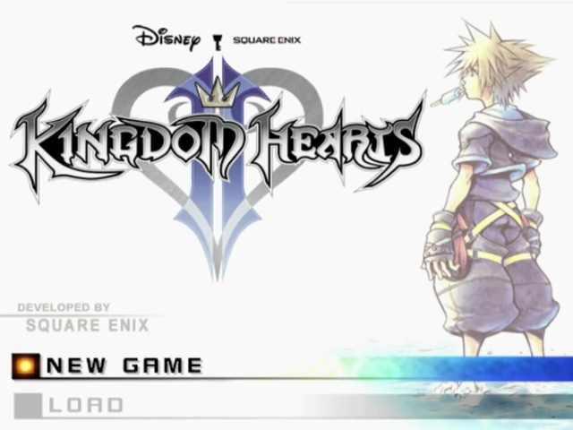 Kingdom Hearts II — Title screen