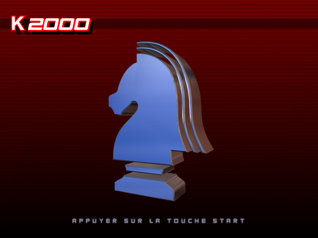 Knight Rider : The Game — Title screen