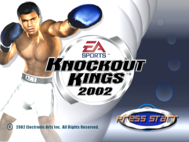 Knockout Kings 2002 — Title screen