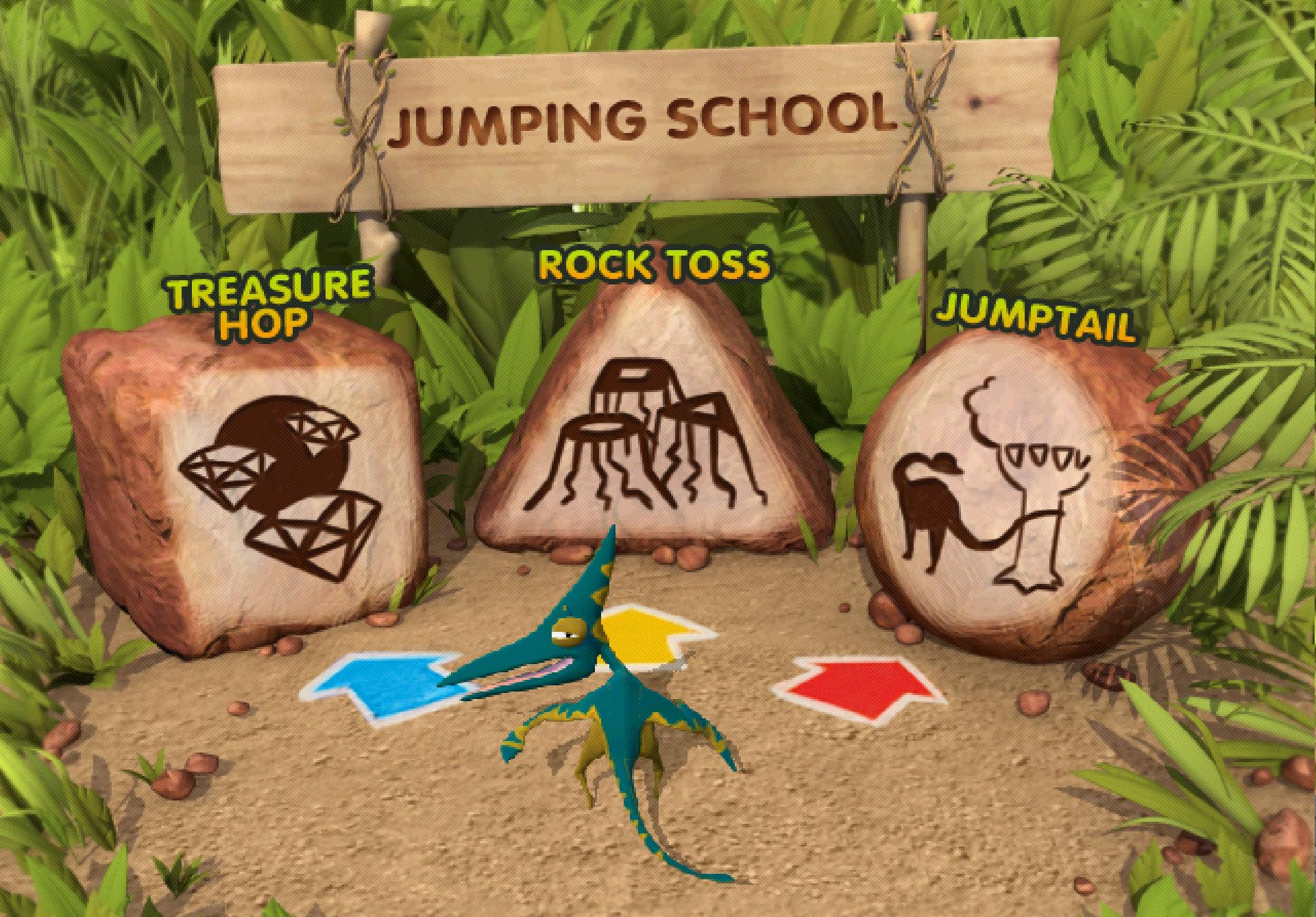 Konami Kids Playground : Dinosaurs, Shapes & Colors — Title screen