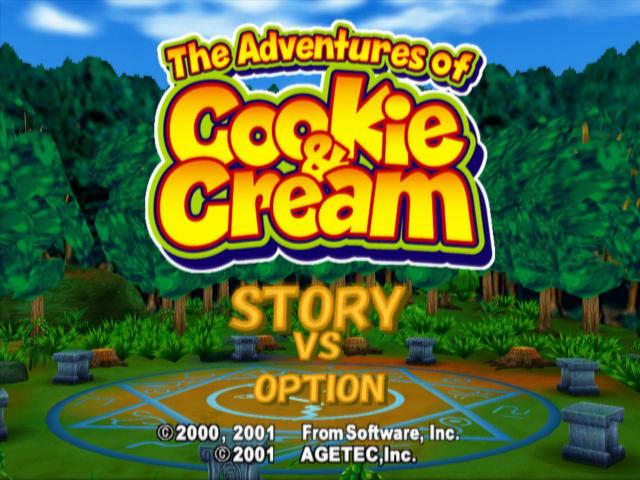 Kuri Kuri Mix — Title screen