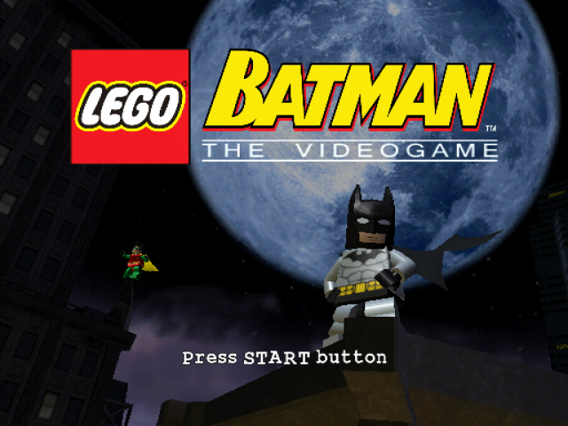 LEGO Batman : The Videogame — Title screen