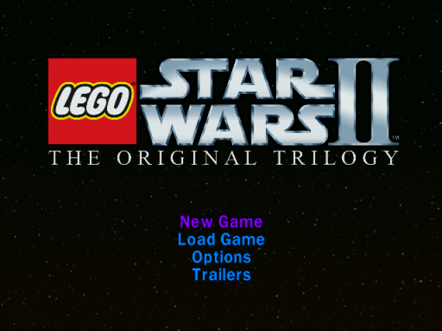 LEGO Star Wars II : The Original Trilogy — Title screen