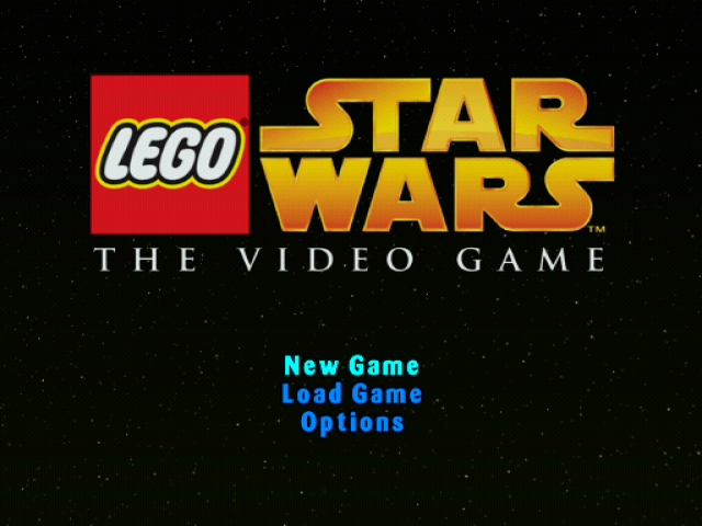 LEGO Star Wars : The Video Game — Title screen