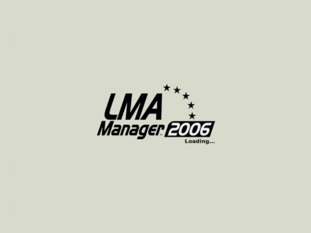 LMA Manager 2006 — Title screen