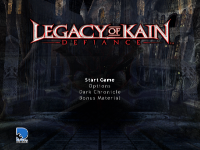 Legacy of Kain : Defiance — Title screen