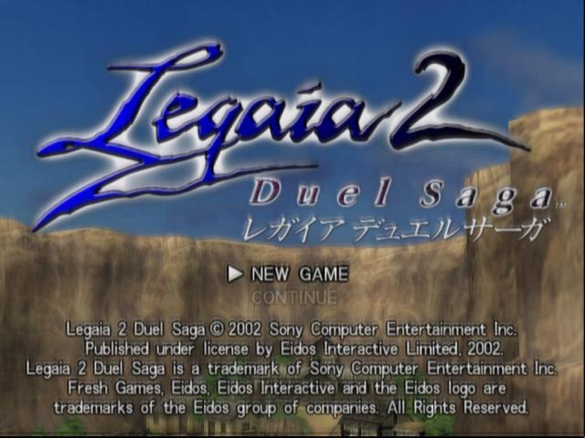 Legaia 2 : Duel Saga — Title screen