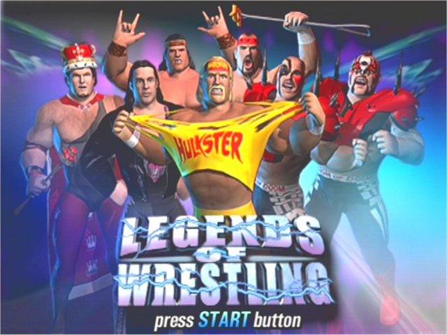 Legends of Wrestling — Title screen
