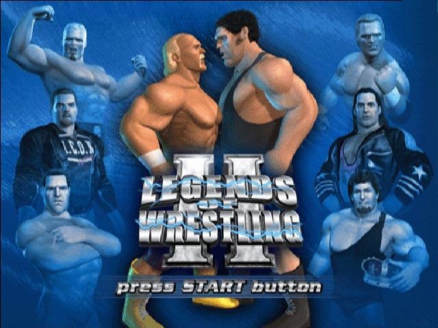 Legends of Wrestling II — Title screen