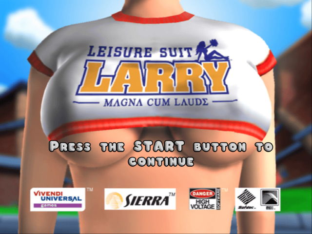 Leisure Suit Larry : Magna Cum Laude — Title screen