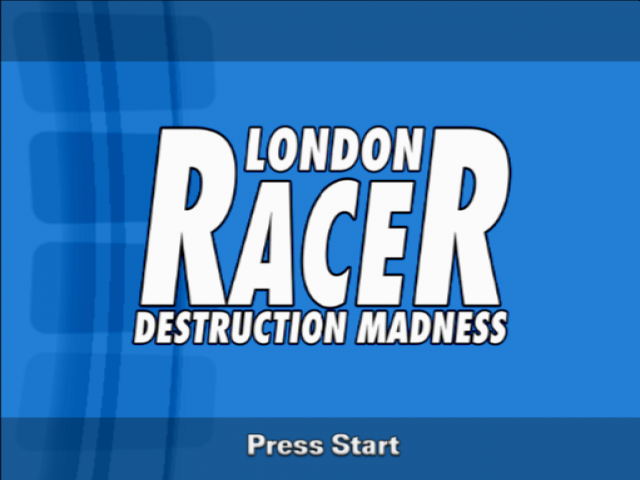 London Racer : Destruction Madness — Title screen