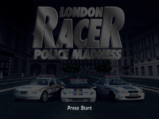 London Racer : Police Madness — Title screen