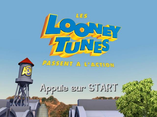 Looney Tunes : Back in Action — Title screen