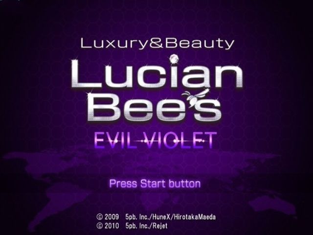 Lucian Bee's : Evil Violet — Title screen