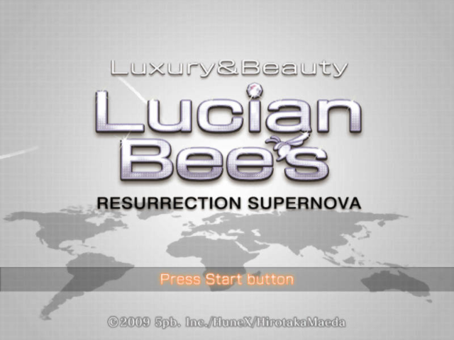 Lucian Bee's : Resurrection Supernova — Title screen