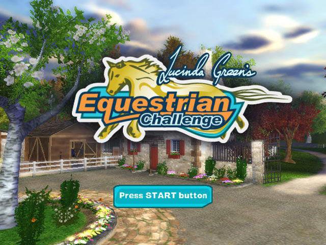 Lucinda Green's Equestrian Challenge — Title screen