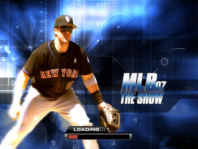 MLB 07 : The Show — Title screen