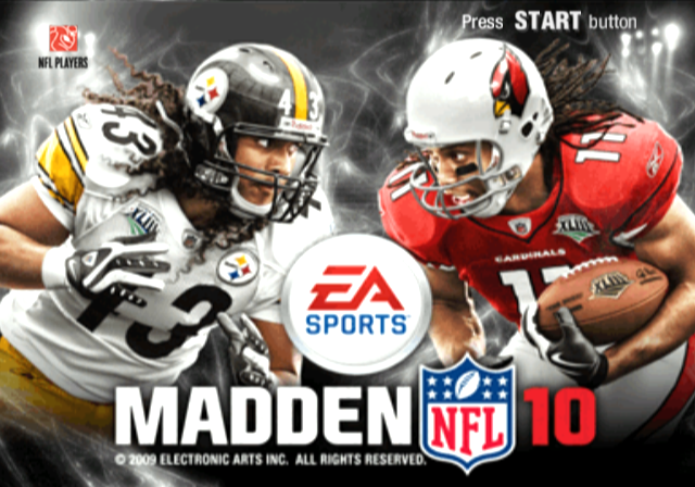 Madden NFL 10 — Title screen