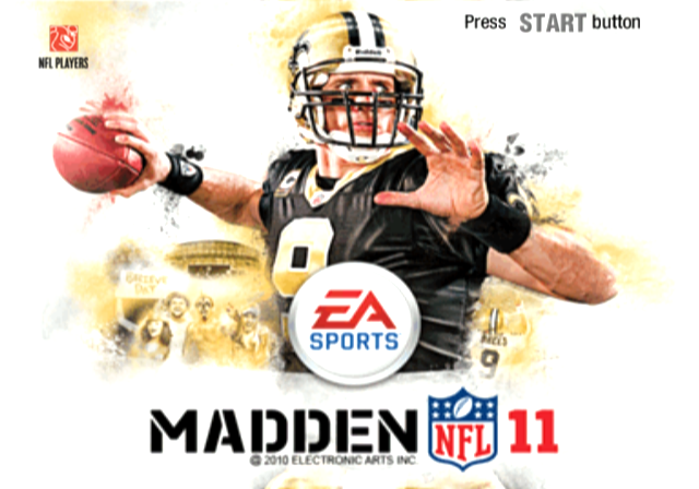 Madden NFL 11 — Title screen
