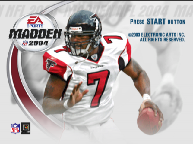 Madden NFL 2004 — Title screen