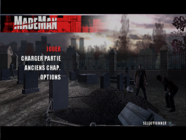Made Man — Title screen