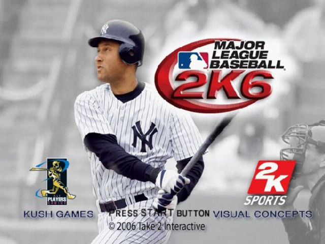 Major League Baseball 2K6 — Title screen