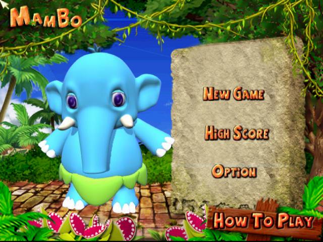 Mambo — Title screen