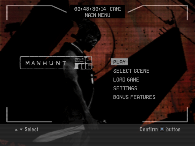 Manhunt — Title screen