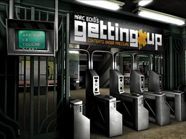 Marc Ecko's Getting Up : Contents Under Pressure — Title screen