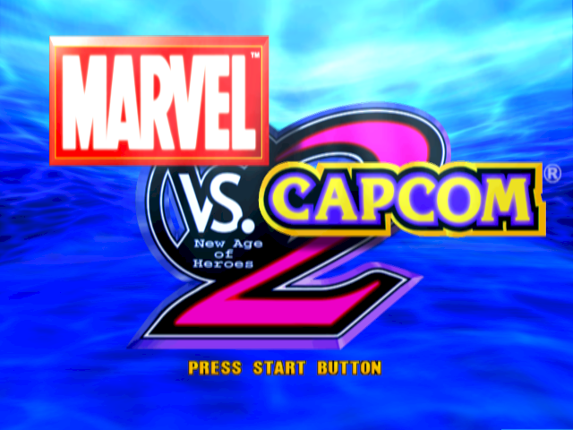 Marvel vs. Capcom 2 — Title screen