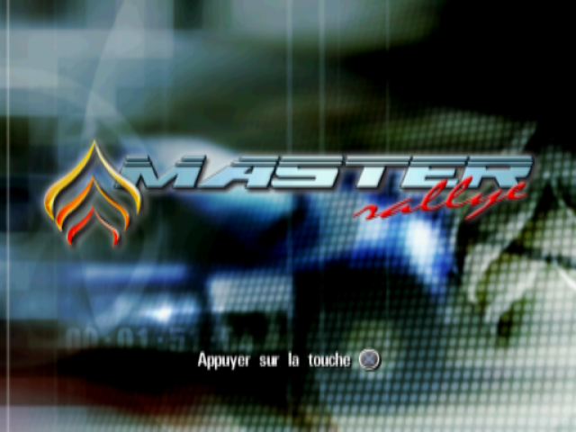 Master Rallye — Title screen